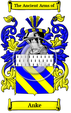 Anke Family Crest Download (jpg) Heritage Series - 150 DPI