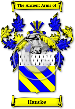 Hancke Family Crest Download (JPG) Legacy Series - 300 DPI