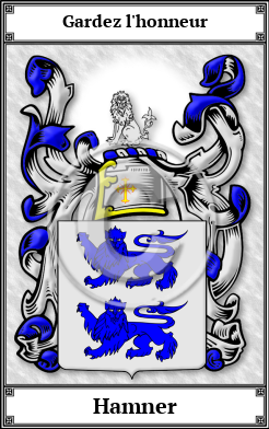 Hamner Family Crest Download (JPG)  Book Plated - 150 DPI