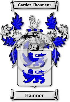 Hamner Family Crest Download (jpg) Legacy Series - 150 DPI