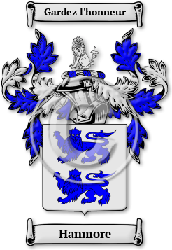 Hanmore Family Crest Download (JPG) Legacy Series - 600 DPI