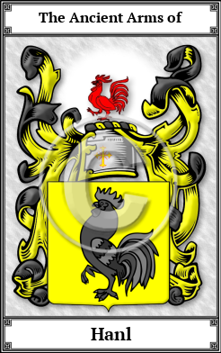 Hanl Family Crest Download (JPG) Book Plated - 600 DPI