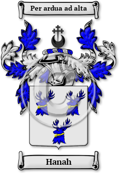 Hanah Family Crest Download (JPG) Legacy Series - 600 DPI
