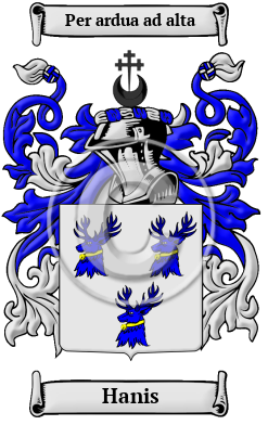 Hanis Family Crest Download (JPG) Heritage Series - 300 DPI