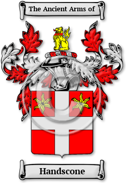 Handscone Family Crest Download (jpg) Legacy Series - 150 DPI