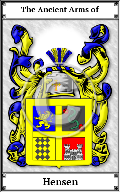 Hensen Family Crest Download (JPG)  Book Plated - 150 DPI