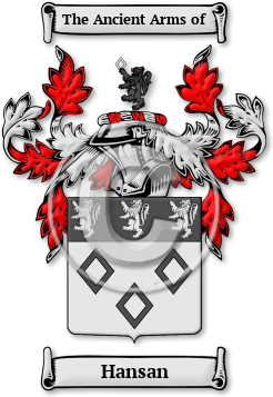 Hansan Family Crest Download (jpg) Legacy Series - 150 DPI