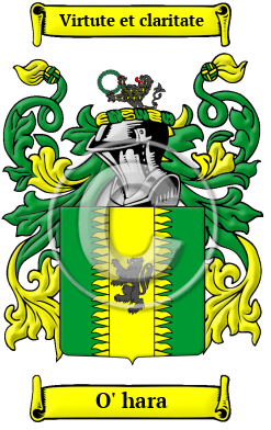 O' hara Family Crest/Coat of Arms