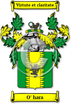 O' hara Family Crest Download (jpg) Legacy Series - 150 DPI