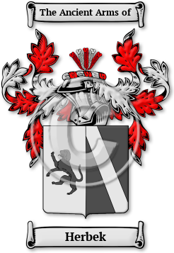 Herbek Family Crest Download (jpg) Legacy Series - 150 DPI