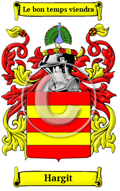 Hargit Family Crest/Coat of Arms