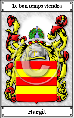 Hargit Family Crest Download (JPG)  Book Plated - 150 DPI