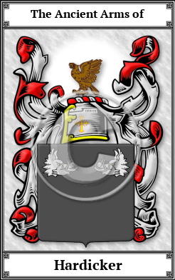 Hardicker Family Crest Download (JPG) Book Plated - 600 DPI