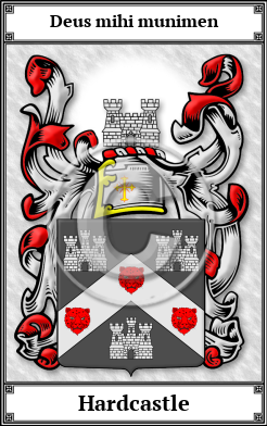 Hardcastle Family Crest Download (JPG) Book Plated - 600 DPI