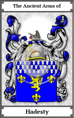 Hadesty Family Crest Download (JPG)  Book Plated - 150 DPI