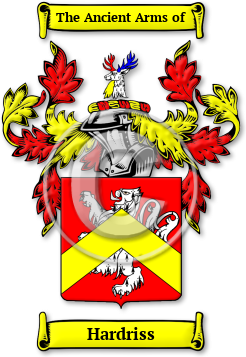 Hardriss Family Crest Download (jpg) Legacy Series - 150 DPI