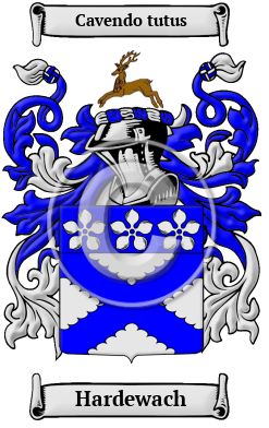 Hardewach Family Crest/Coat of Arms