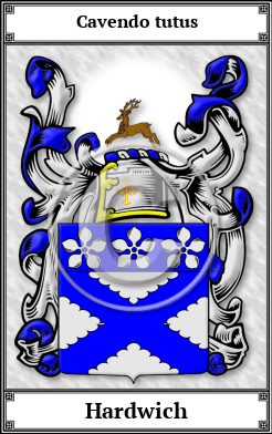 Hardwich Family Crest Download (JPG)  Book Plated - 150 DPI