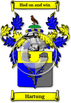 Hartung Family Crest Download (jpg) Legacy Series - 150 DPI