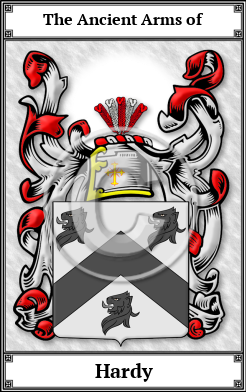 Hardy Family Crest Download (JPG) Book Plated - 600 DPI