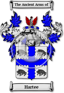 Hartee Family Crest Download (jpg) Legacy Series - 150 DPI