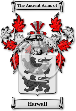Harwall Family Crest Download (JPG) Legacy Series - 600 DPI