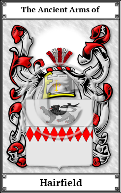 Hairfield Family Crest Download (JPG) Book Plated - 600 DPI