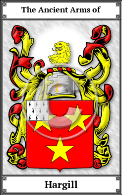 Hargill Family Crest Download (JPG)  Book Plated - 150 DPI