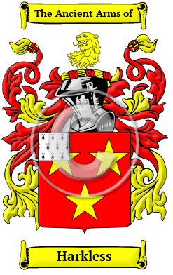 Harkless Family Crest Download (jpg) Heritage Series - 150 DPI