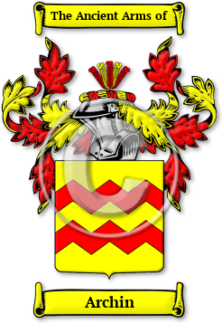 Archin Family Crest Download (jpg) Legacy Series - 150 DPI