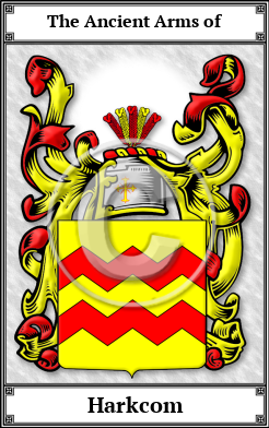 Harkcom Family Crest Download (JPG)  Book Plated - 150 DPI