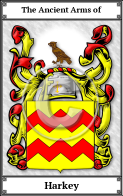 Harkey Family Crest Download (JPG) Book Plated - 600 DPI