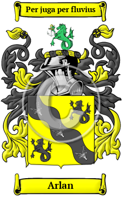Arlan Family Crest/Coat of Arms