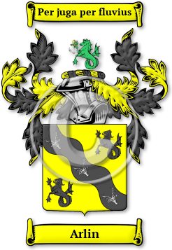 Arlin Family Crest Download (jpg) Legacy Series - 150 DPI