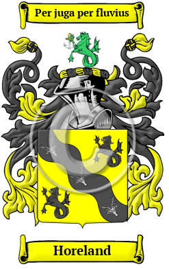 Horeland Family Crest/Coat of Arms