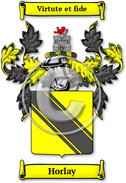 Horlay Family Crest Download (jpg) Legacy Series - 150 DPI