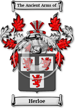 Herloe Family Crest Download (jpg) Legacy Series - 150 DPI