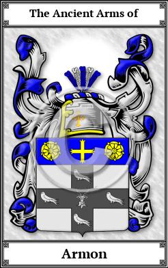 Armon Family Crest Download (JPG)  Book Plated - 150 DPI