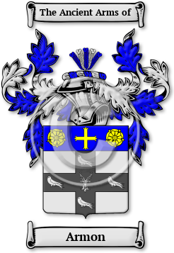 Armon Family Crest Download (jpg) Legacy Series - 150 DPI