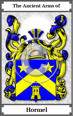 Hormel Family Crest Download (JPG)  Book Plated - 150 DPI