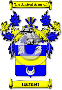 Hartnett Family Crest Download (jpg) Legacy Series - 150 DPI