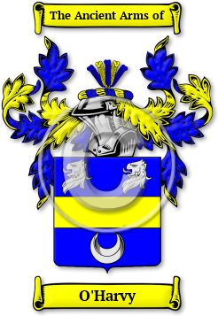 O'Harvy Family Crest Download (jpg) Legacy Series - 150 DPI