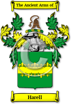 Harell Family Crest Download (jpg) Legacy Series - 150 DPI