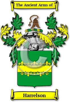 Harrelson Family Crest Download (jpg) Legacy Series - 150 DPI