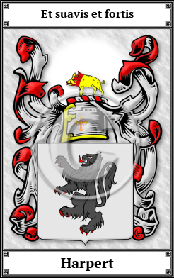 Harpert Family Crest Download (JPG)  Book Plated - 150 DPI