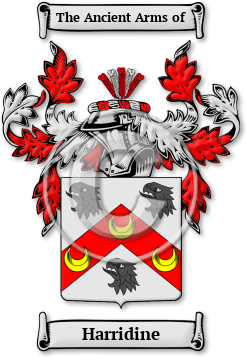 Harridine Family Crest Download (jpg) Legacy Series - 150 DPI