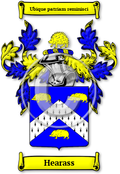 Hearass Family Crest Download (jpg) Legacy Series - 150 DPI
