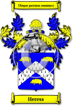 Heress Family Crest Download (jpg) Legacy Series - 150 DPI