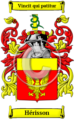 Hérisson Family Crest Download (JPG) Heritage Series - 300 DPI