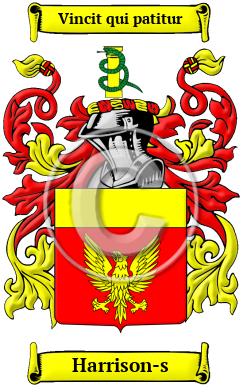 Harrison-s Family Crest Download (JPG) Heritage Series - 300 DPI
